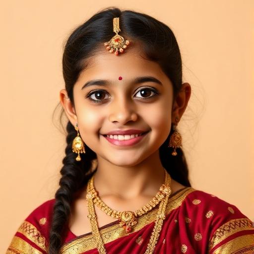 Kathak student