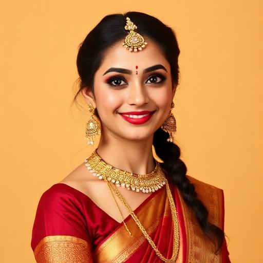 Kathak student